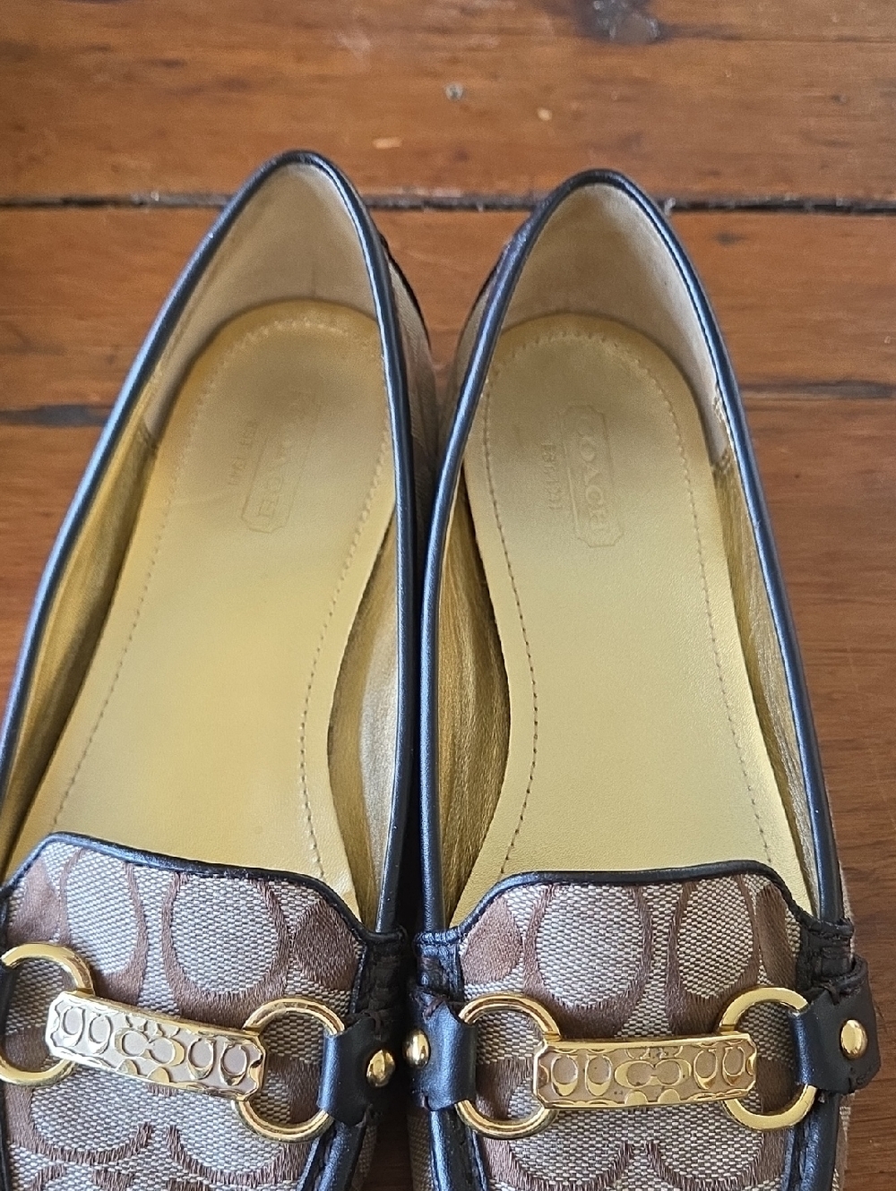 Coach Eileen Heeled Flats Size 7.5 - Picture 9 of 11
